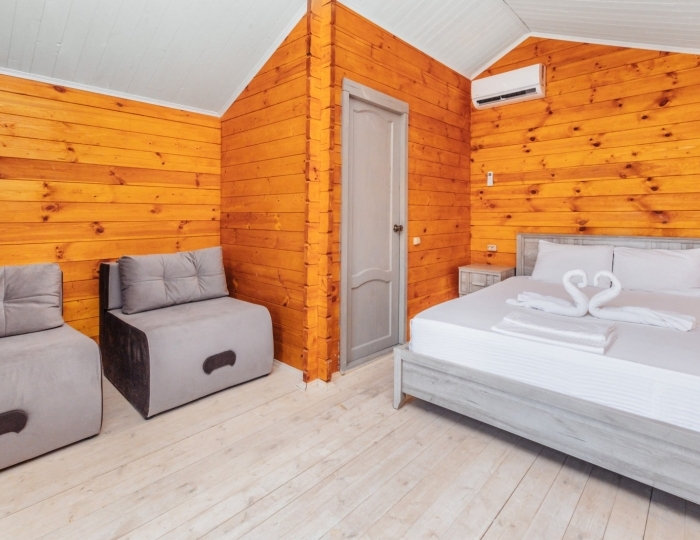 Шале 2-мес 1-ком Улучшенное - Отель «Папа-Дом» Гудаута