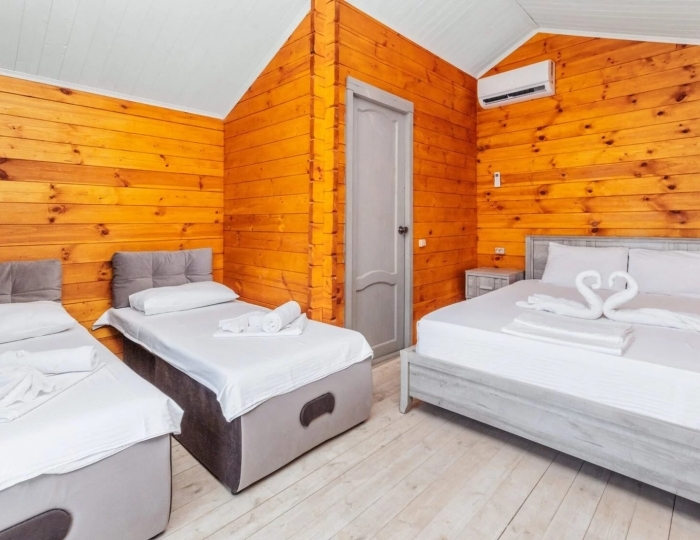 Шале 4-местный 2-комнатный шале Фэмили - Отель «Папа-Дом» Гудаута